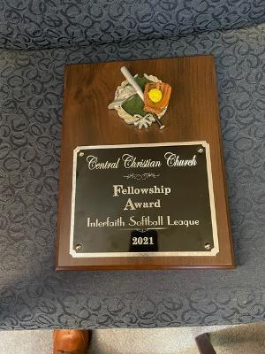 Interfaith Softball Fellowship Award 2021